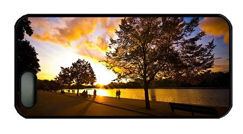 Free Shipping Hipster for iPhone 5 sale cover sunset river walk 5/5S|hipster style|hipster handbagshipster tee |