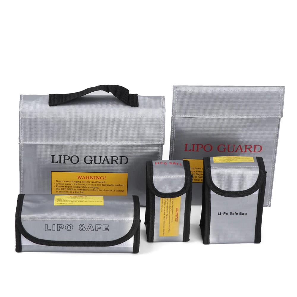 1 шт. серебристый RC LiPo аккумулятор защитная сумка огнеупорный водонепроницаемый