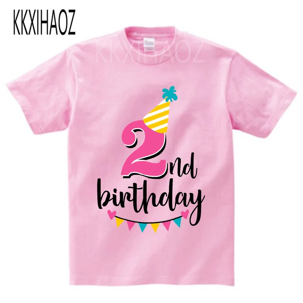 Одежда для маленьких мальчиков и девочек с принтом «it's my 1-3 th Birthday», детская забавная футболка, подарок на день рождения для детей 1-3 лет, NN