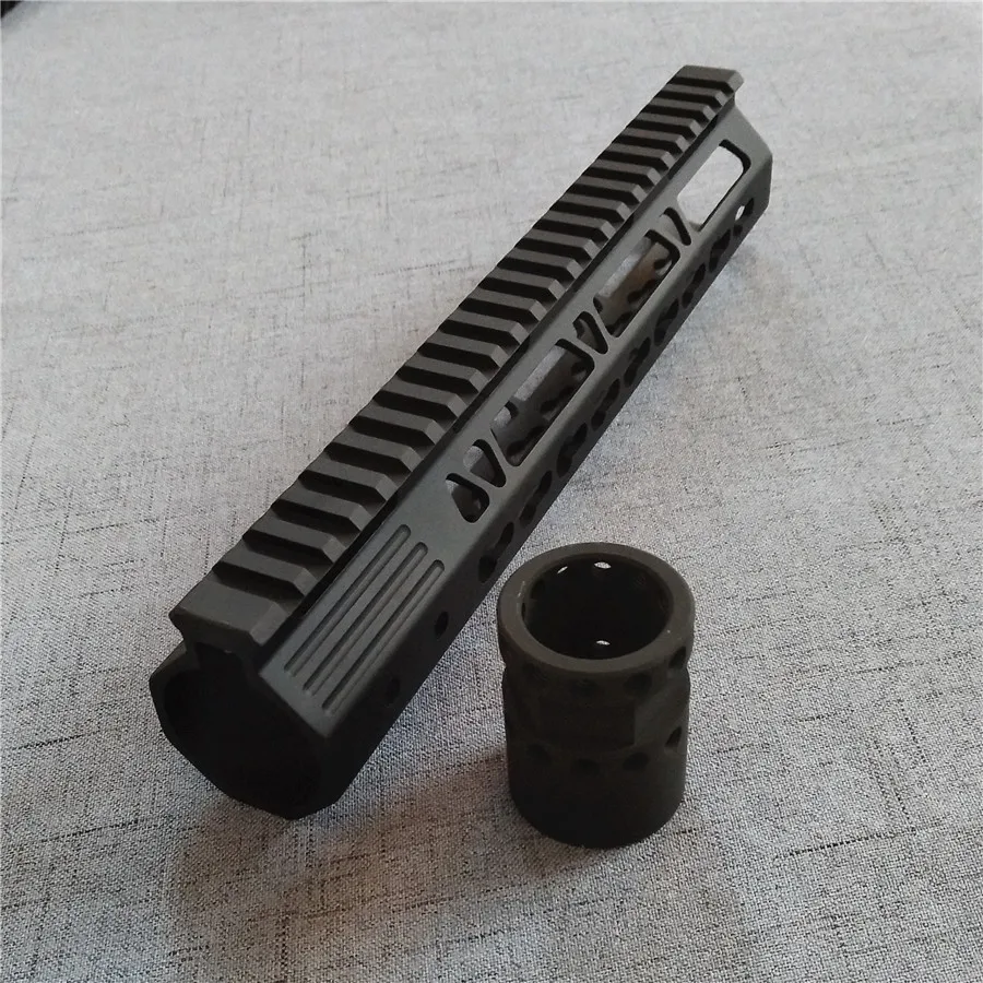 " 10" 1" 15" AR15 Тяжелая поплавок Keymod Handguard Пикатинни для охоты тактическая винтовка прицела стальная бочка гайка