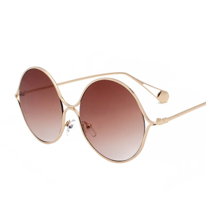 2018 маленькие овальные солнцезащитные очки для мужчин металлическая оправа Ретро