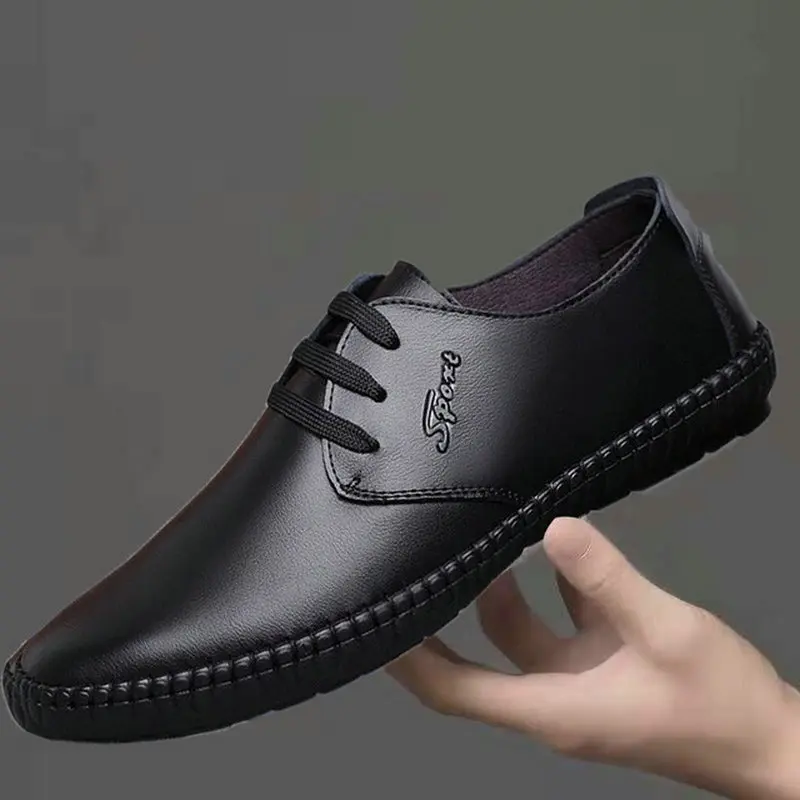 Male winter keep warm with fur Formal Office Business Oxfords shoes Men Fashion flats super soft Men's Casual Shoes OO-8888 | Обувь