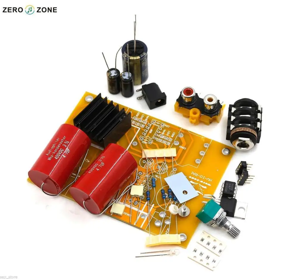 HV 10 RA1 комплект усилителя JRC4556AD DC18V 24V|headphone amplifier kit|kit jrc4556adamplifier kit |