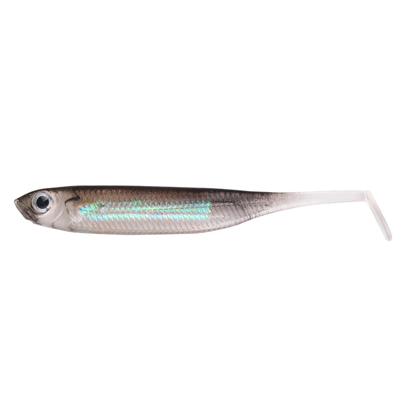 SEAPESCA 10 шт./лот силиконовая Мягкая червячная наживка виброхвост 70 мм 2 г