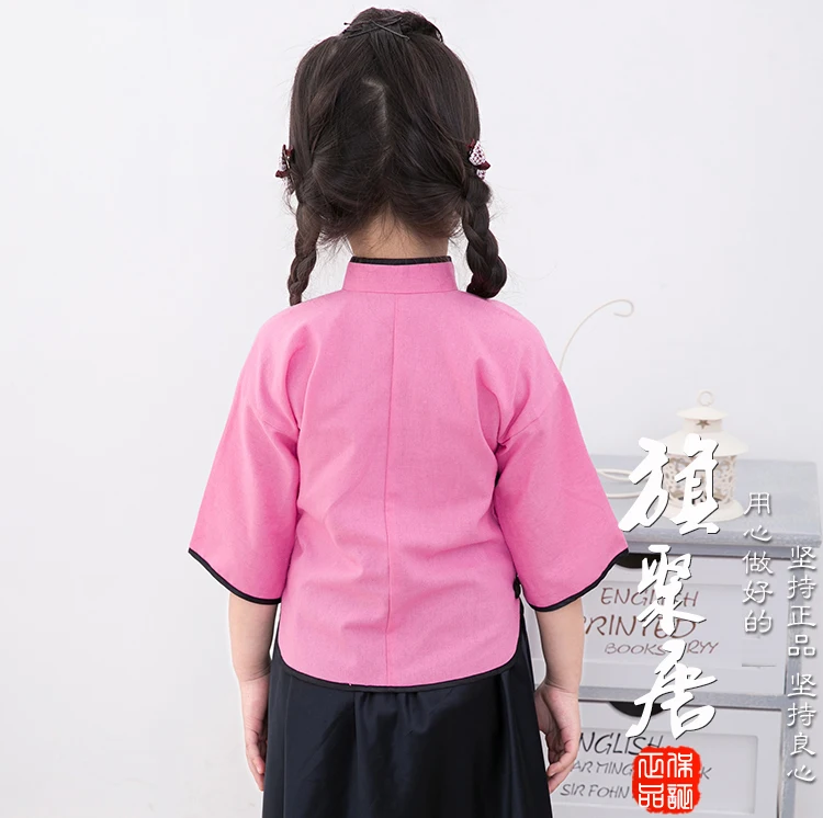Cotton Children Cheongsam Summer Princess Dresses for 3-8 Years Girls Chinese Chi-Pao Tang Suits Girl Clothing HOT!! | Мать и ребенок