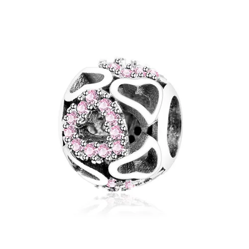 Подходит к оригинальному браслету Pandora, 925 пробы, Серебряное сердце/Пчела/робот/чашка, подвески, бусины, новейшая Летняя коллекция, сделай сам, подарок - Цвет: A31