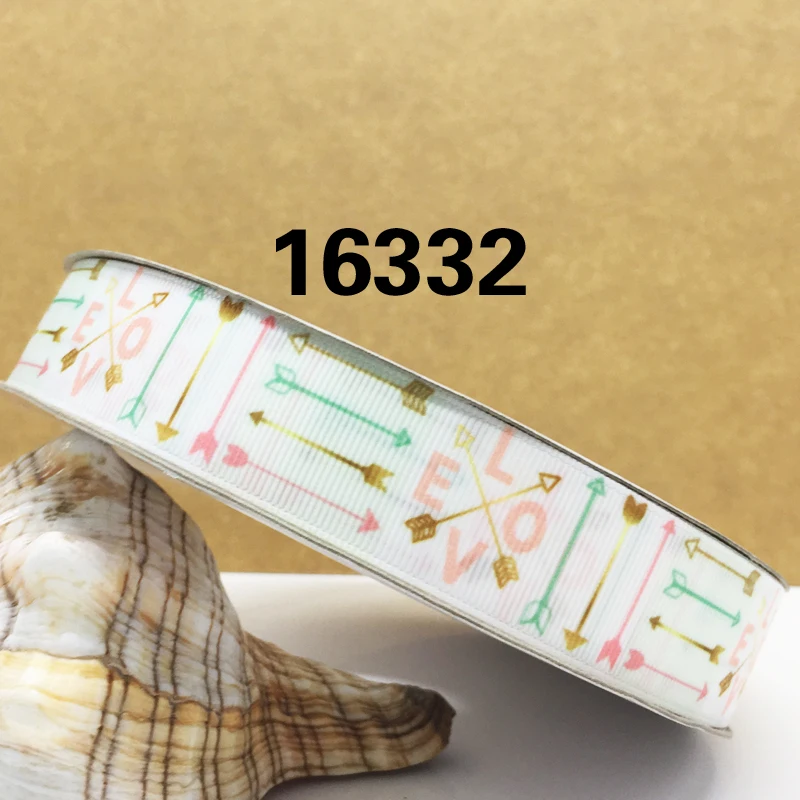 Бесплатная доставка 50 ярдов мультфильм печатных grosgrain ленты 16418 | Дом и сад
