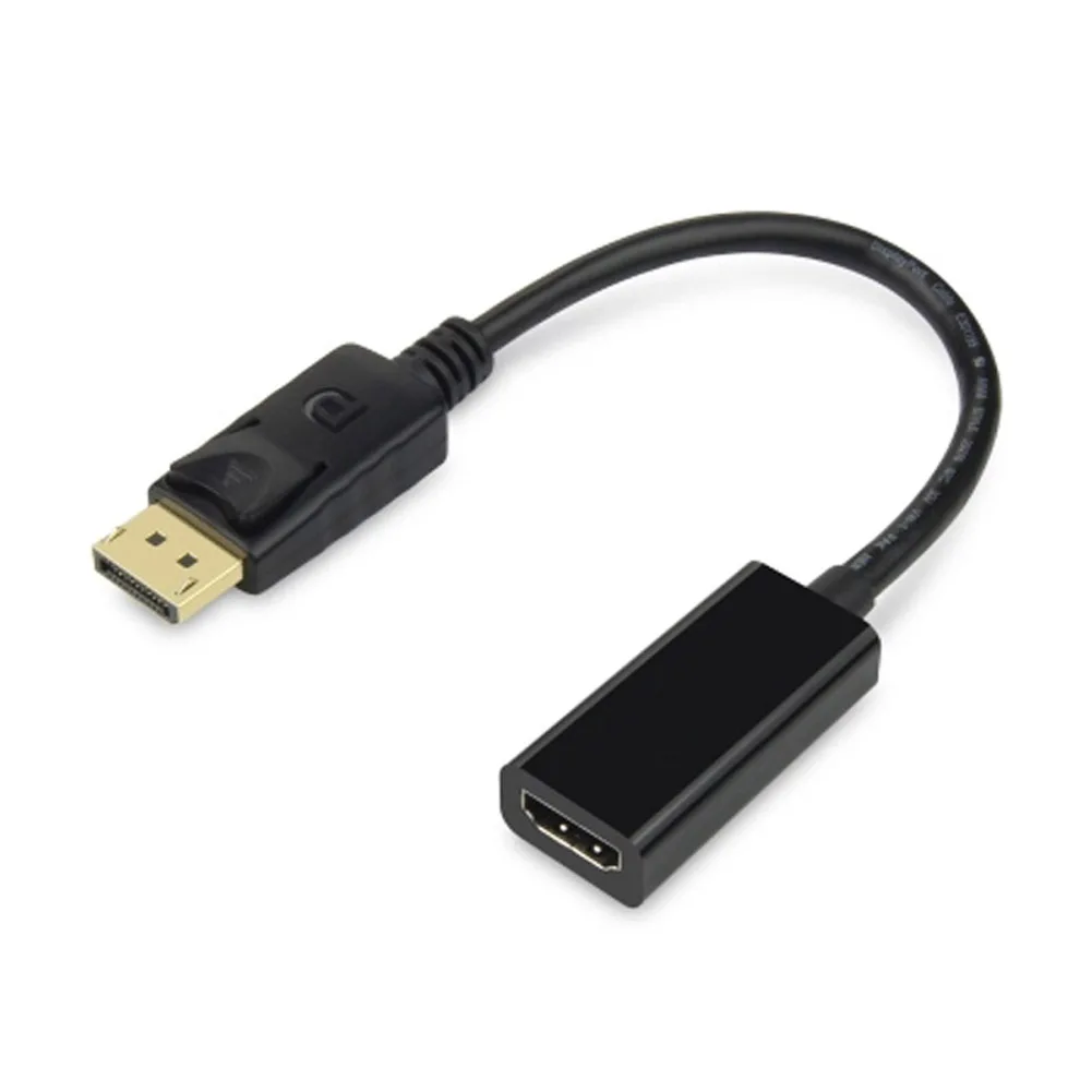 DP к HDMI 1080P DisplayPort HDTV адаптер Папа мама конвертер с аудио HSJ 19| |
