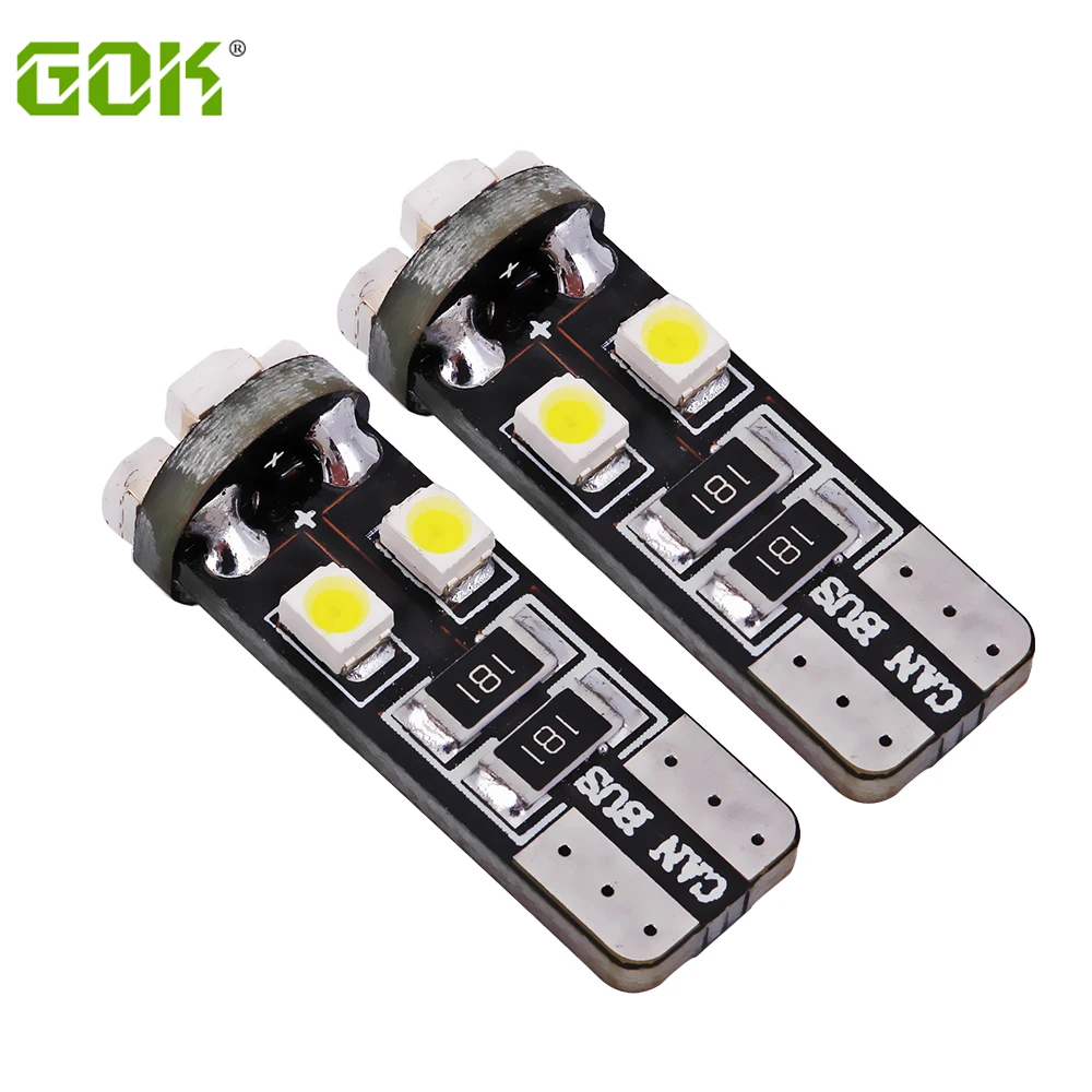 Бесплатная доставка 500 шт. без ошибок Obc светодиодный 10 led canbus 194 168 w5w T10 8Smd 1210 smd