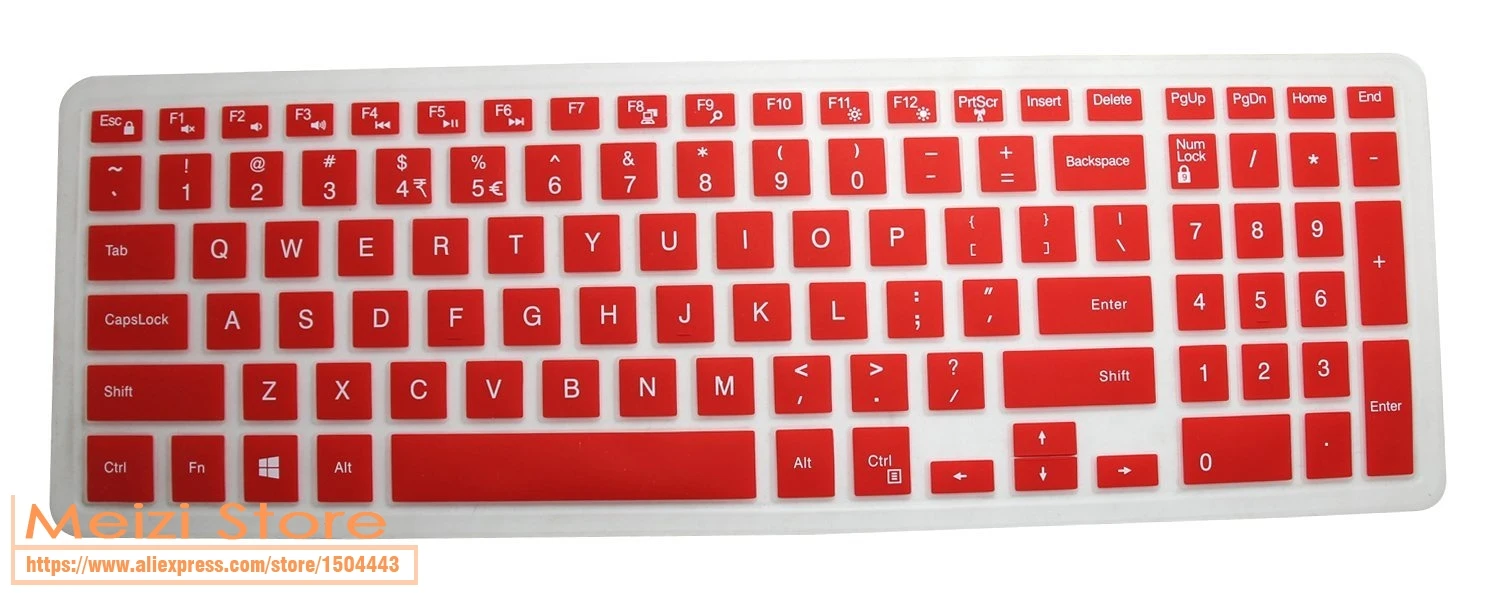 Силиконовая защита для клавиатуры 15 6 дюймового Dell Inspiron i5558 3000 5000 17 5758 i5758 5770|keyboard