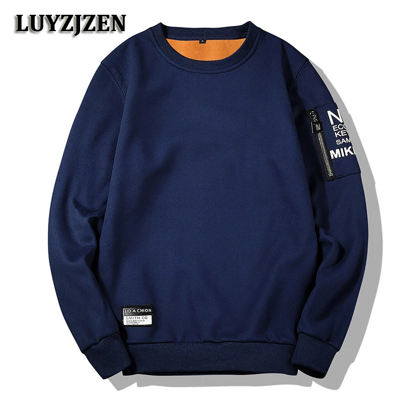 2018 Winter Sweatshirt Men Fashion Hoodies Mens Casual Outwear New Arrival Men's Pullover Sweatshirts Fit Plus Size | Мужская одежда