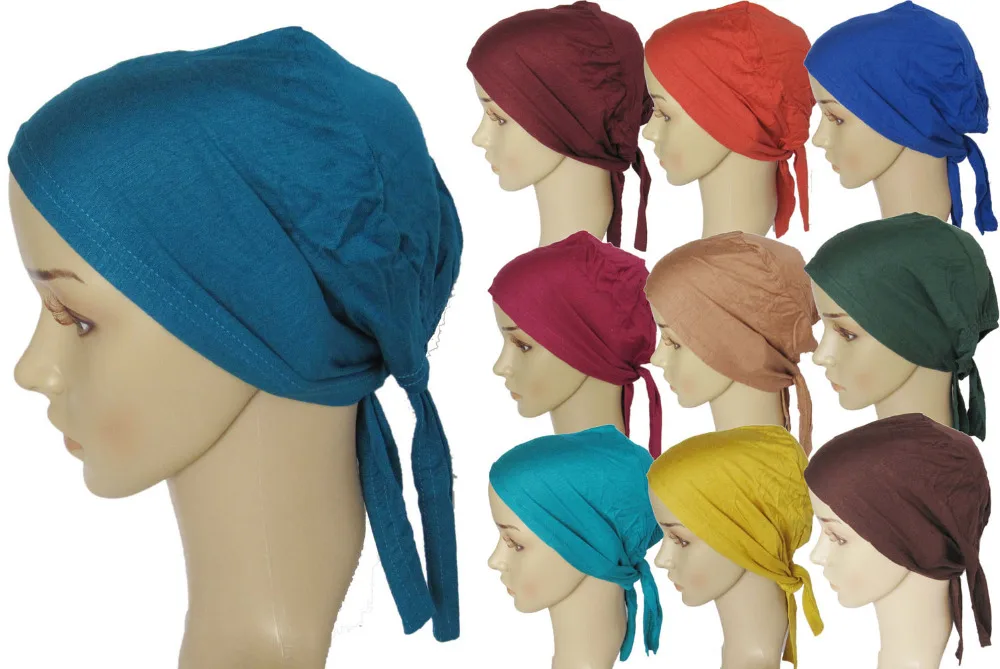 Модный однотонный мягкий мусульманский шарф тюрбан|turban islamic|turban muslimcap fashion |