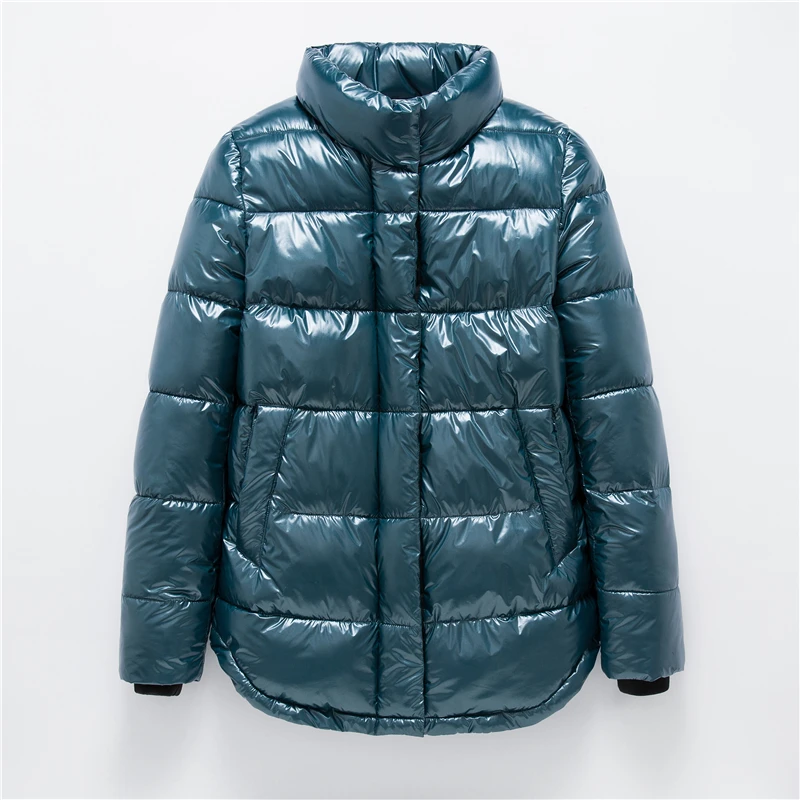 blue Aorice QY802 Новые повседневные женские парки весна зима классические женские куртки пальто яшма размера плюс водоотталкивающие - Цвет: blue