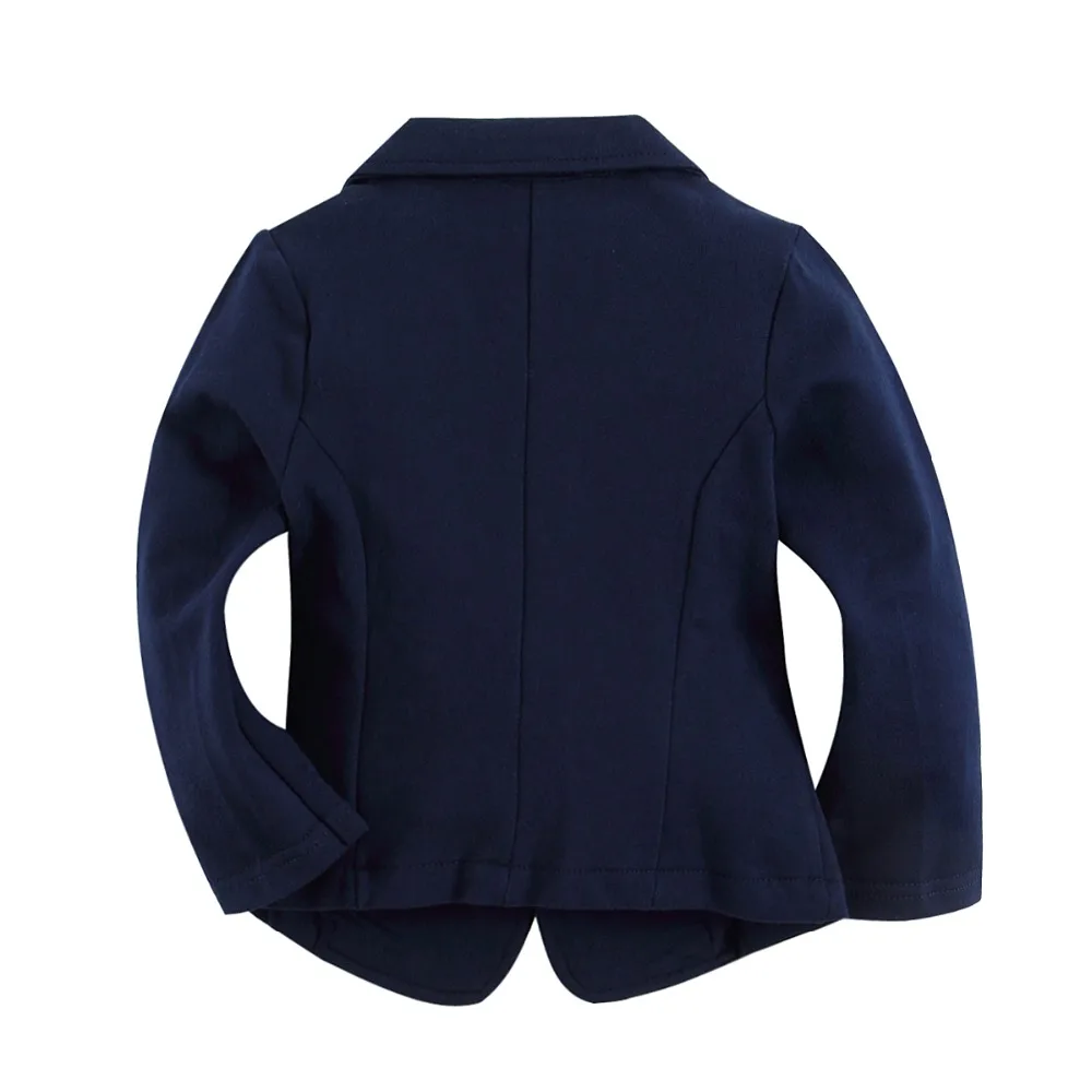 Новое поступление Трикотажный Хлопковый Блейзер 100% для маленьких мальчиков BJ11