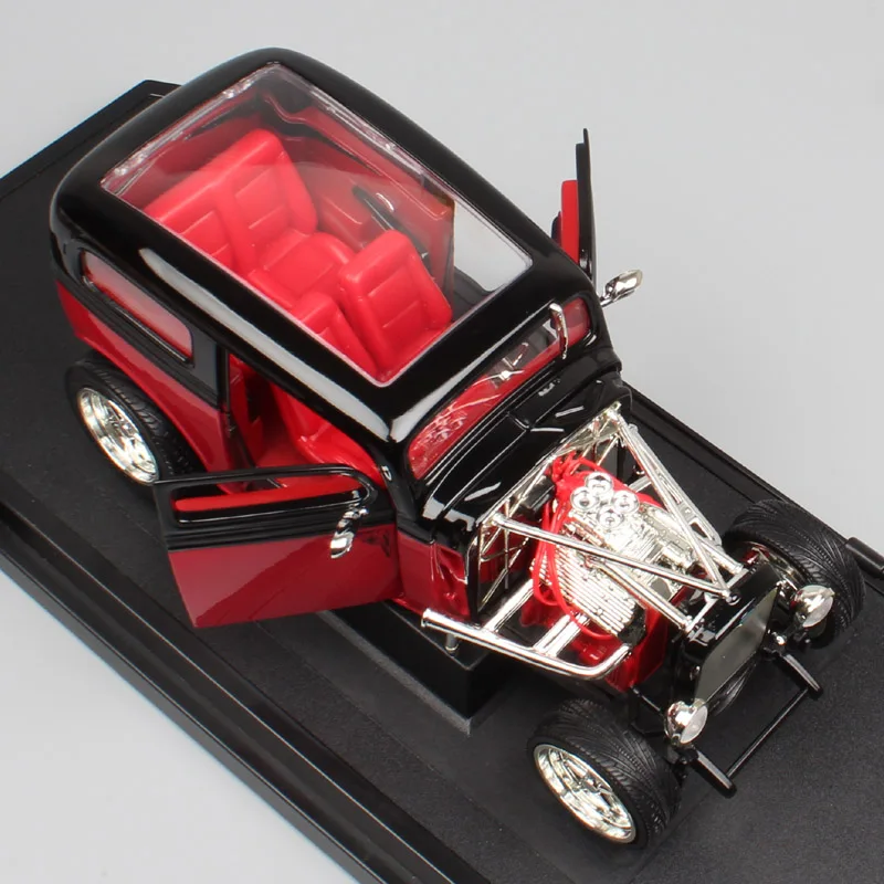 1/18 масштабная винтажная модель Ford A на заказ A bone Tudor Sedan 1931 транспортные средства металлические Литые модели автомобилей игрушки Реплика авто для детей
