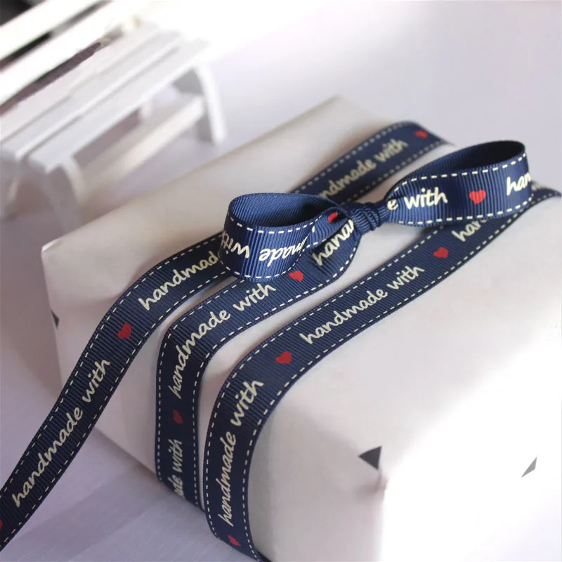Lucia Crafts 3/5y 16 мм корсажная лента с буквенным принтом для украшения