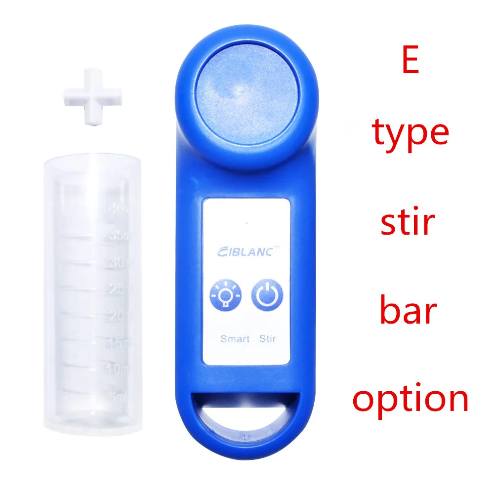 with E type stir bar Портативная магнитная мешалка Smart stir Start-up Pack W/Stir Bar Salifert тест на воду - Цвет: with E type stir bar