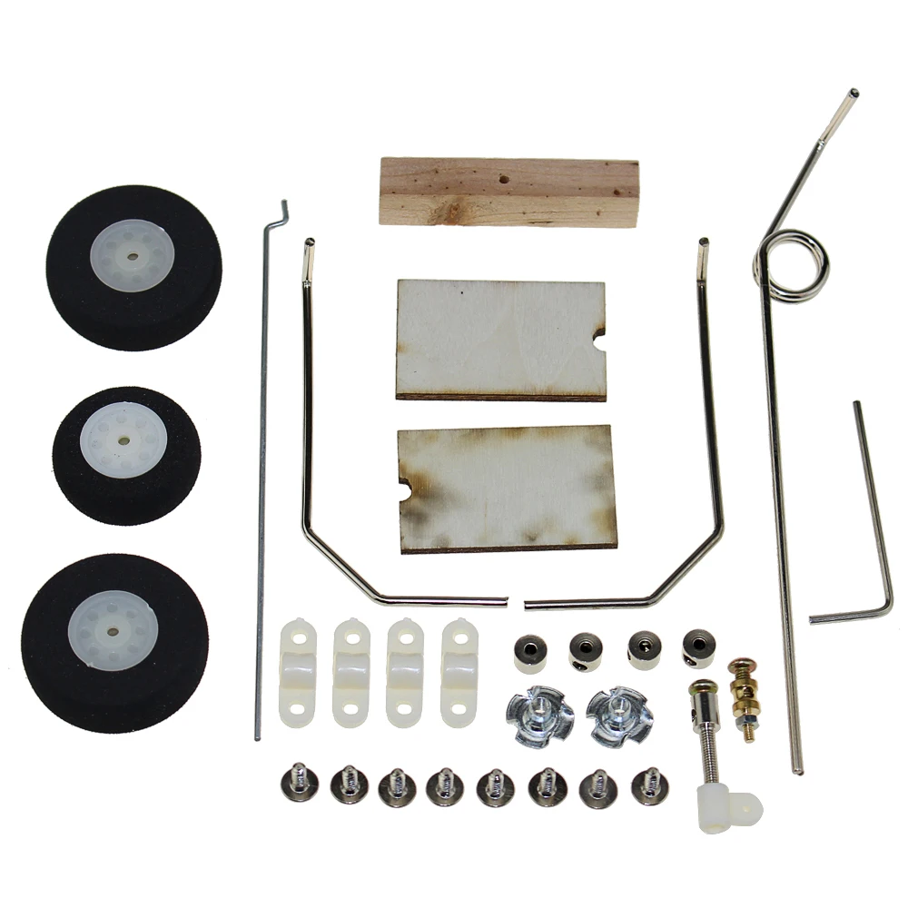 Неподвижное крыло модели самолета дистанционное управление КТ резиновое колесо