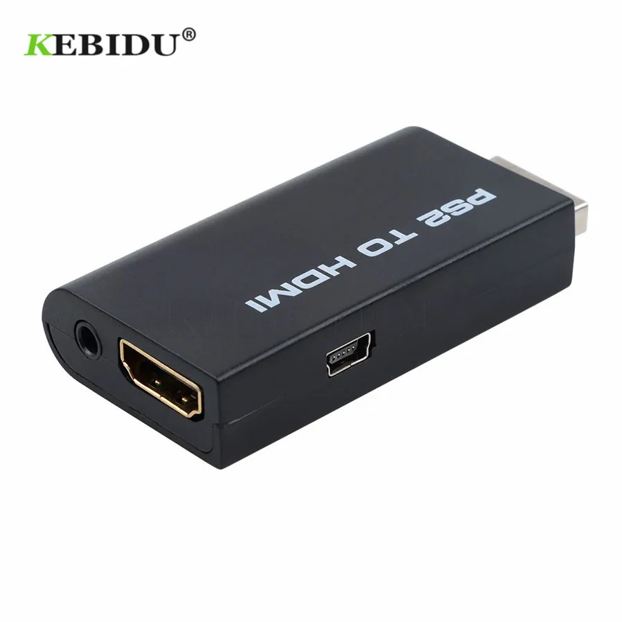 Для PS2 HDMI совместим с 3 5 мм Аудио Видео конвертом для плеера адаптер HDTV Поддержка