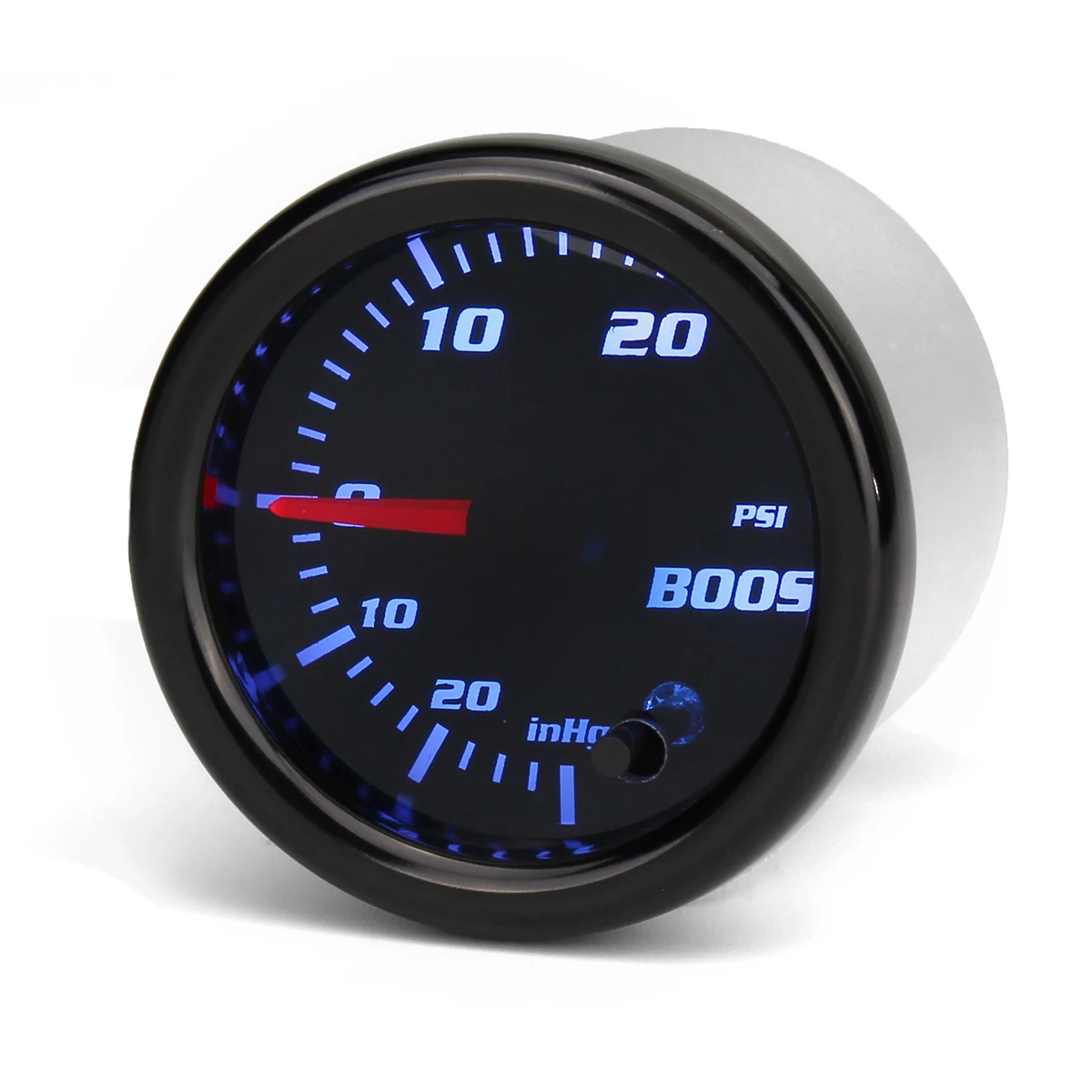 12 В 2 дюйма 52 мм турбо Boost PSI Манометр вакуумный пресс метр 0-30PSI 7 цветов светодиодный черный Лен