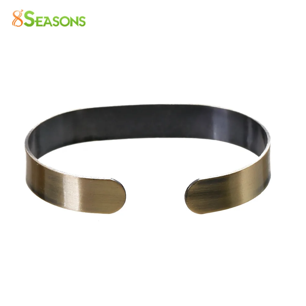 8 сезонов медь открытый браслет браслеты Овальный элемент античная бронза