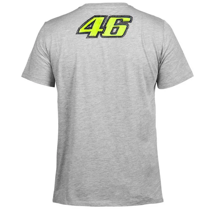 2017 новый серый мотоцикл мотокросс повседневная футболка валентино росси vr46