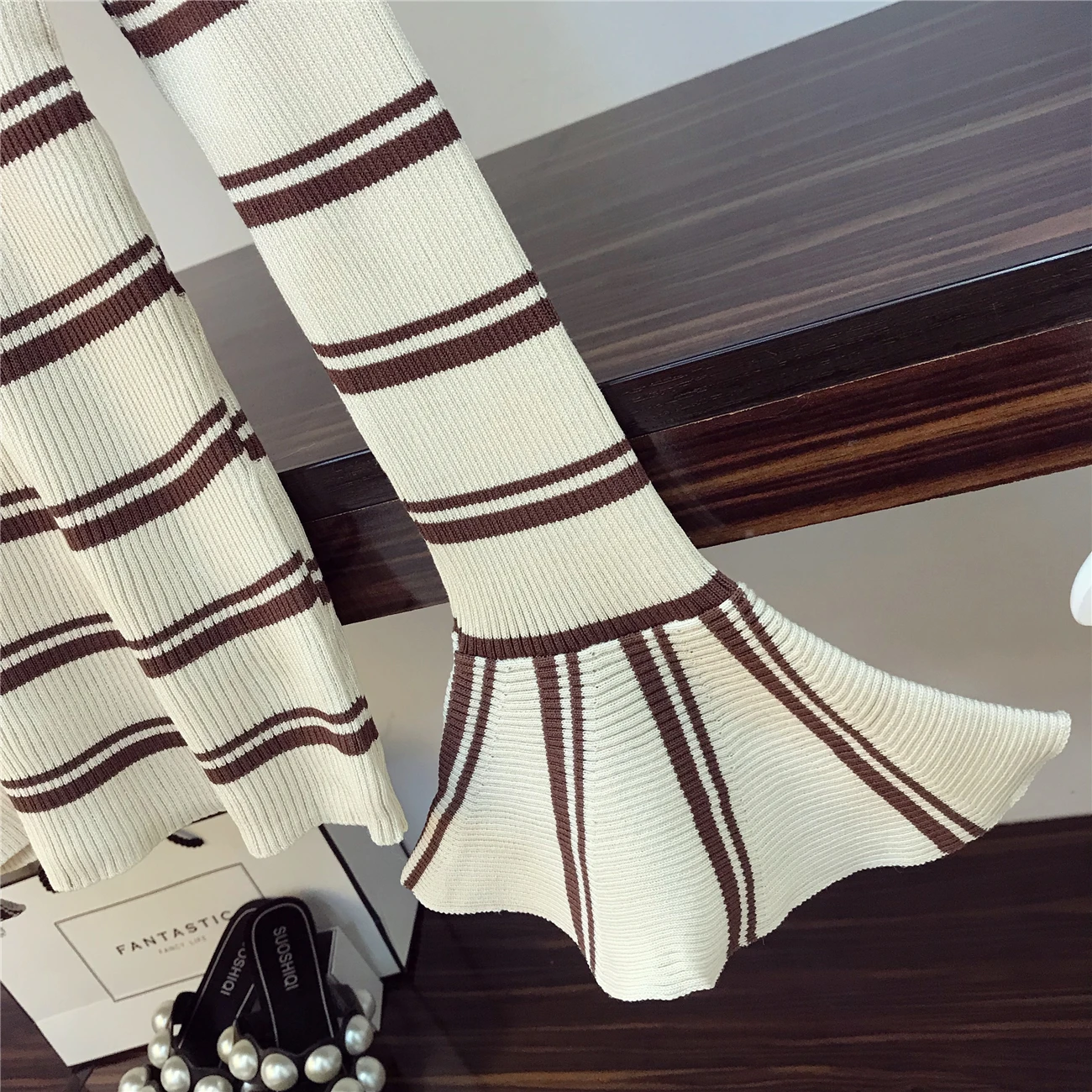 Трикотажные топы и джинсовая юбка комплекты из 2 предметов Новинка весна осень 2020
