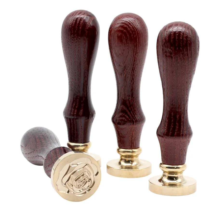 Wax Seal Stamp Initials Octagon Sealing Wax Set Brass Spoon Seal Stamp Beaded Waxes for Wedding Post Vintage Craft Making Tools