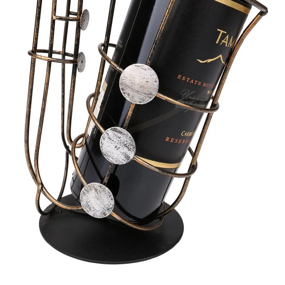 DUOLVQI металлическая стойка для вина Sax ремесла художественное оформление