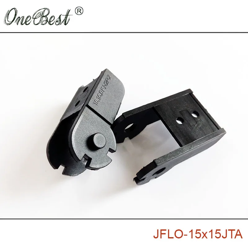 JFLO 1 пара концевых разъемов 15x15 пластиковый фитинг для кабеля соединительные