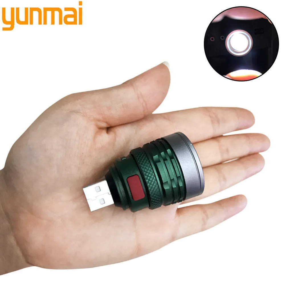 Yunmai Новинка Мини Usb светодиодный масштабируемый светильник онарик Q5