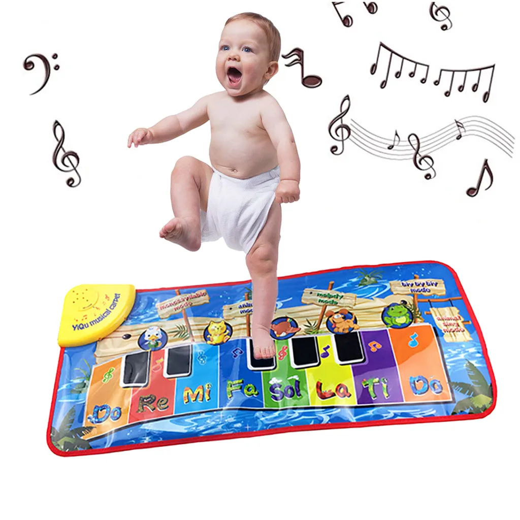 Cartoon Keyboard Musical Mat Carpet Piano Play Baby Animal Educational Toy | Игрушки и хобби