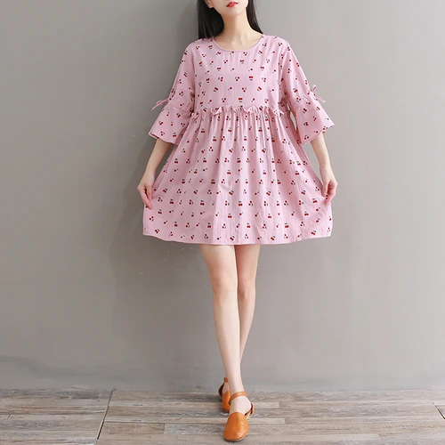 Япония Мода Мори девушка платья 2018 новые летние Для женщин опрятный сладкий