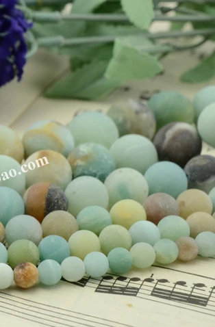 Браслет Amazonite matta из натурального камня мужские ювелирные изделия разделители