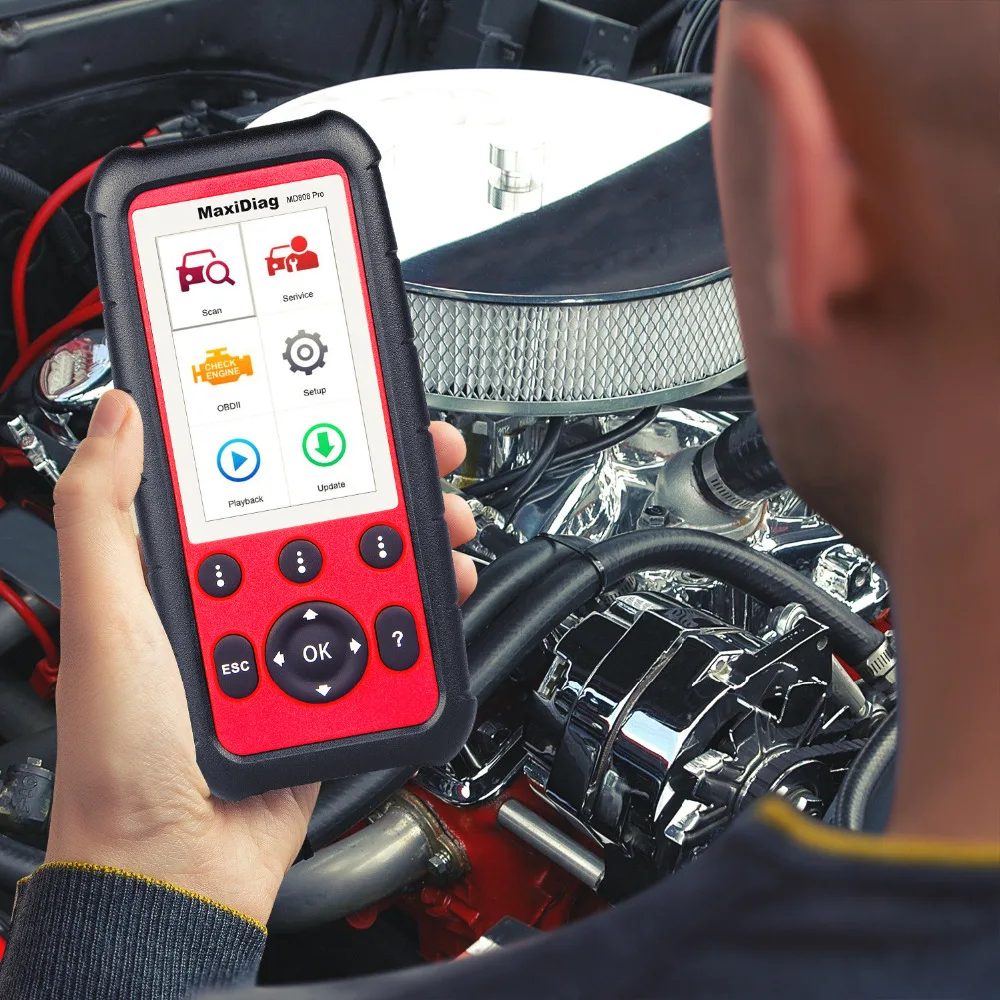 Autel Maxidiag MD808 PRO OBD2 OBD Полный система автомобиля diagnsotic инструмент поддержки BMS/масло