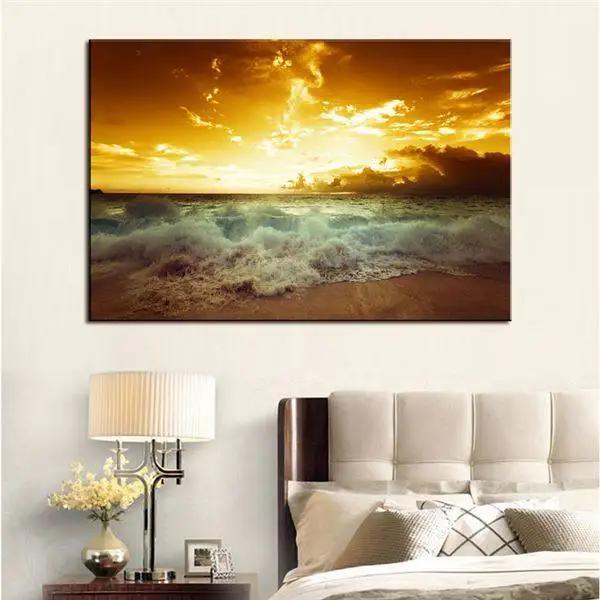 

1 Piece Hot Sell Summer Sea Modern Home Wall Decor Canvas Picture Art Hd Print Painting Cancas Painting Wall Painting -66973-YP