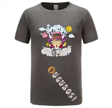 Брендовые мужские футболки Классическая аниме футболка Dr. Slump Arale унисекс