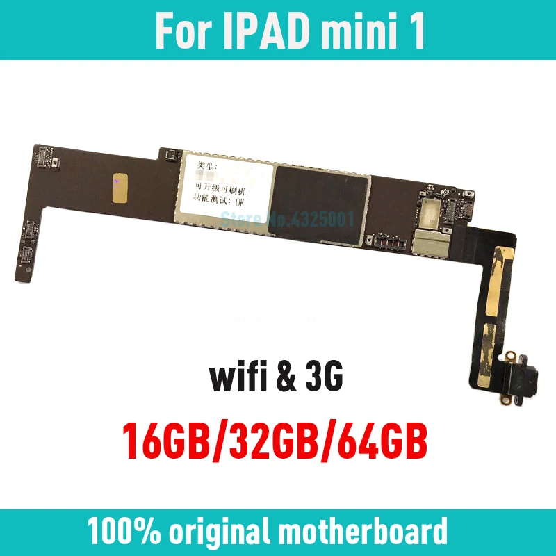100% протестированная материнская плата для ipad mini1 Wifi разблокированная Логическая
