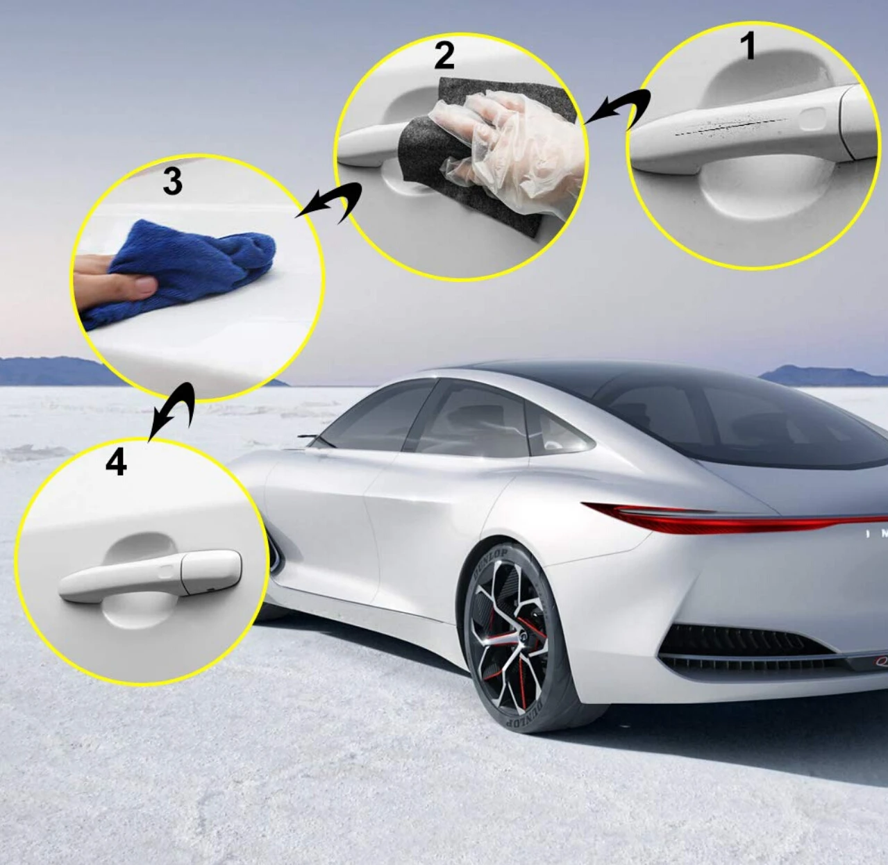 Инструмент для ремонта царапин автомобиля средство удаления красок Fiat 500 600 500l 500x