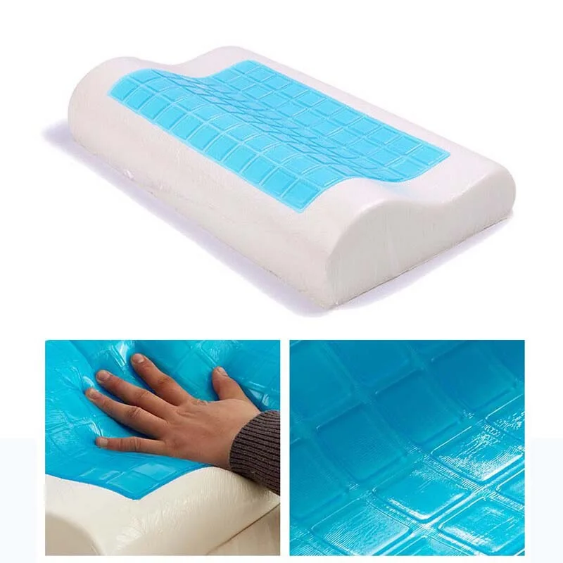 Летняя Подушка с эффектом памяти для спальни спальная охлаждающая гелевая шеи