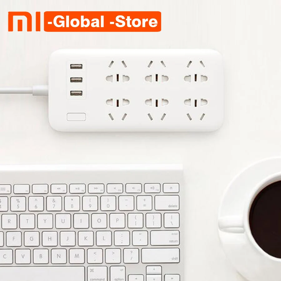 Оригинальный разъем Xiaomi CXB6 1QM для зарядки блок питания 2A быстрая зарядка 6 розеток