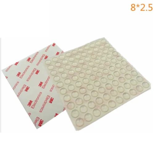 8 мм 100 * Силиконовые Резиновые ножки прозрачные круглые Самоклеящиеся