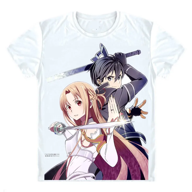 Обувь для вечеринки в Стиле косплей Sword Art Online футболки САО короткий рукав рубашки