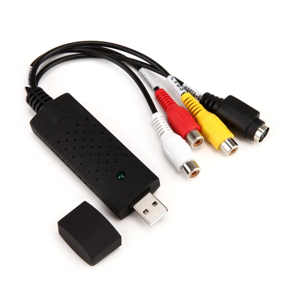 Новый Компактный Носитель USB 2 0 Видео Easycap tv DVD VHS карта захвата аудио AV адаптер для
