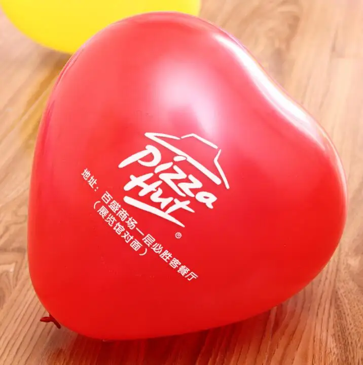 500 шт. 10 дюймов 2 ярких красных шаров в форме сердца|balon 1|balon 2balon heart |