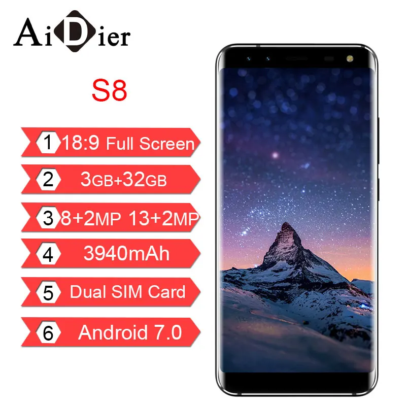 LEAGOO S8 мобильный телефон 5 72 ''HD + край уменьшенного использования пластин 18:9