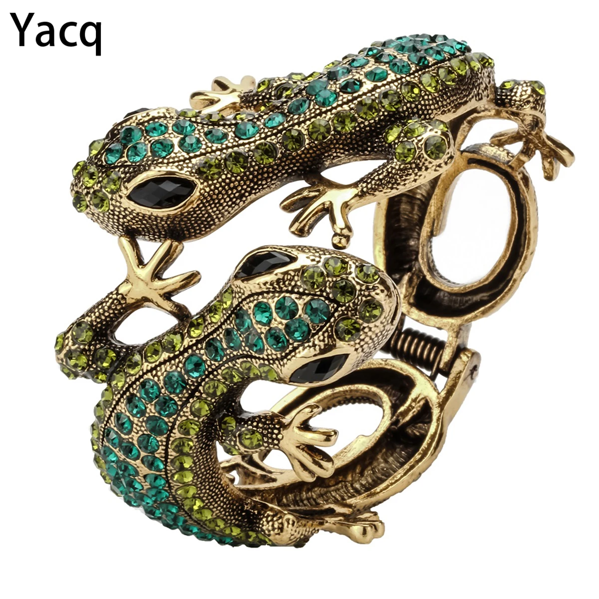 Браслет YACQ Gecko браслет под старину золотого и серебряного цвета с животными