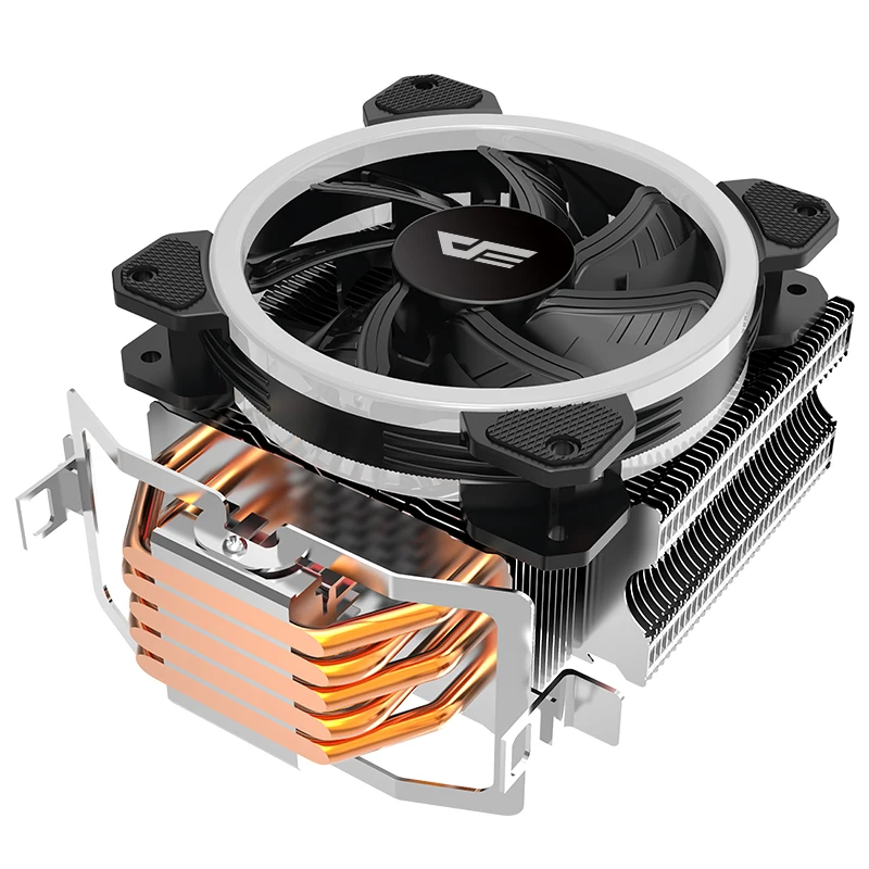 Aigo darkflash L5 светодиодный кулер для процессора TDP 285 Вт теплоотвод AMD Intel Silent 120 мм 4Pin PC cpu Охлаждающий радиатор вентилятора вентилятор