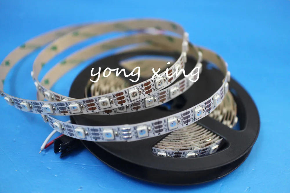 5 м 1 Светодиодная лента WS2812 2812B RGB полоса 60 светодиодов IP33 IP65 IP67 водонепроницаемая