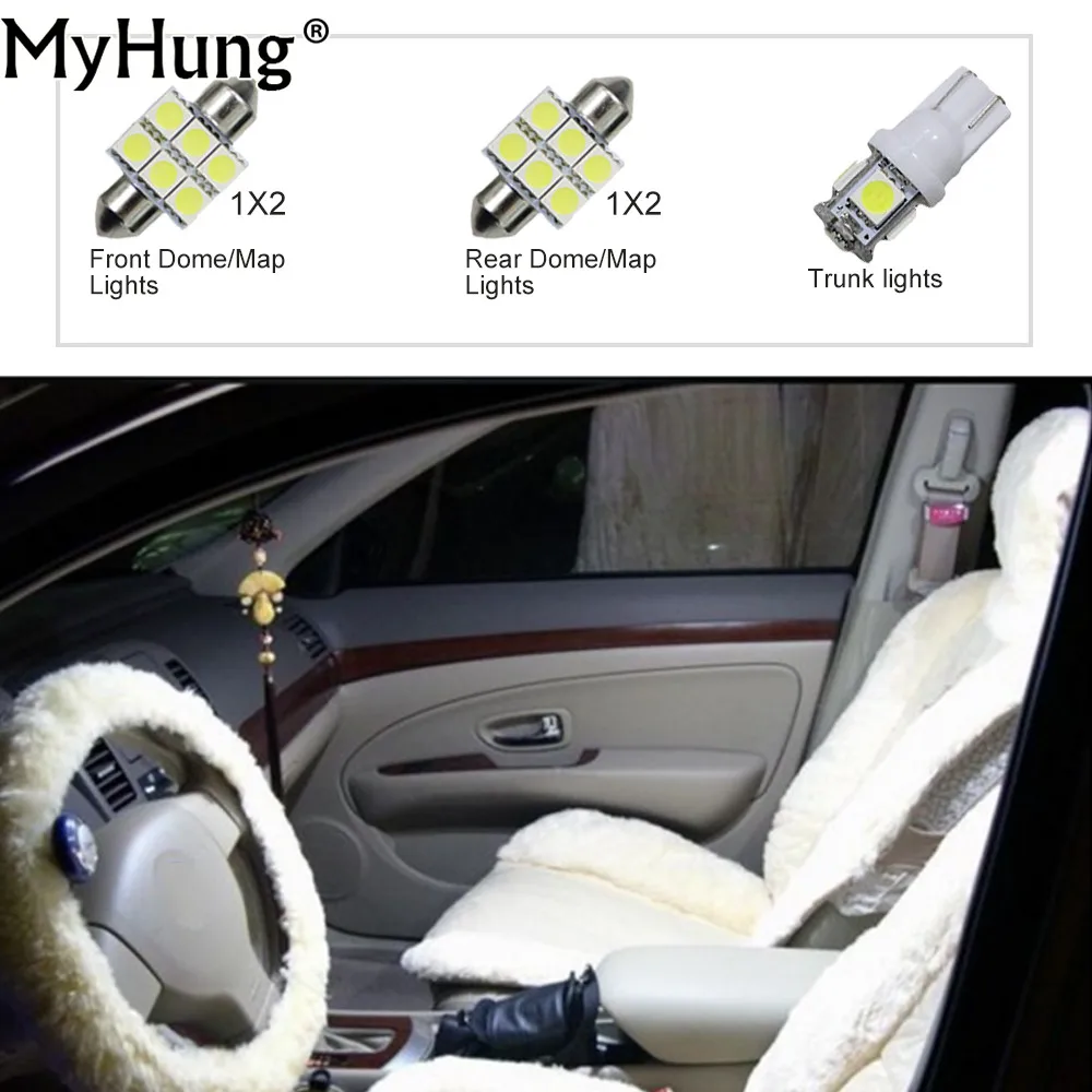 Для Subaru Outback 2010 2013 удобные лампы Светодиодная лампа для освещения салона